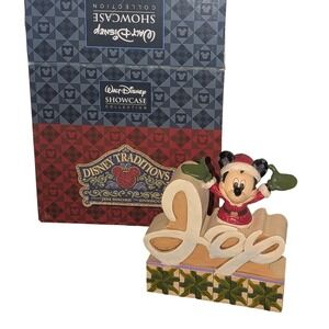 Jim Shore Disney Traditions Santa Mickey Joy Plaque Figurine 4033261 Box SIGNED